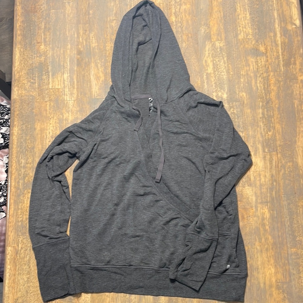 Yogalicious Hoodie  XL Heather Gray